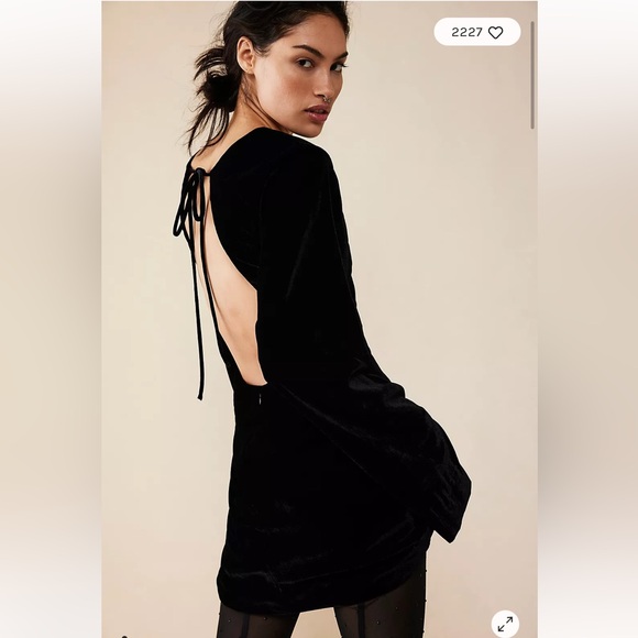 Free People Chelsey Mini Dress NWOT M - Picture 7 of 8